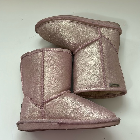 Glittery Pink Bearpaw Boots - Picture 2 of 9